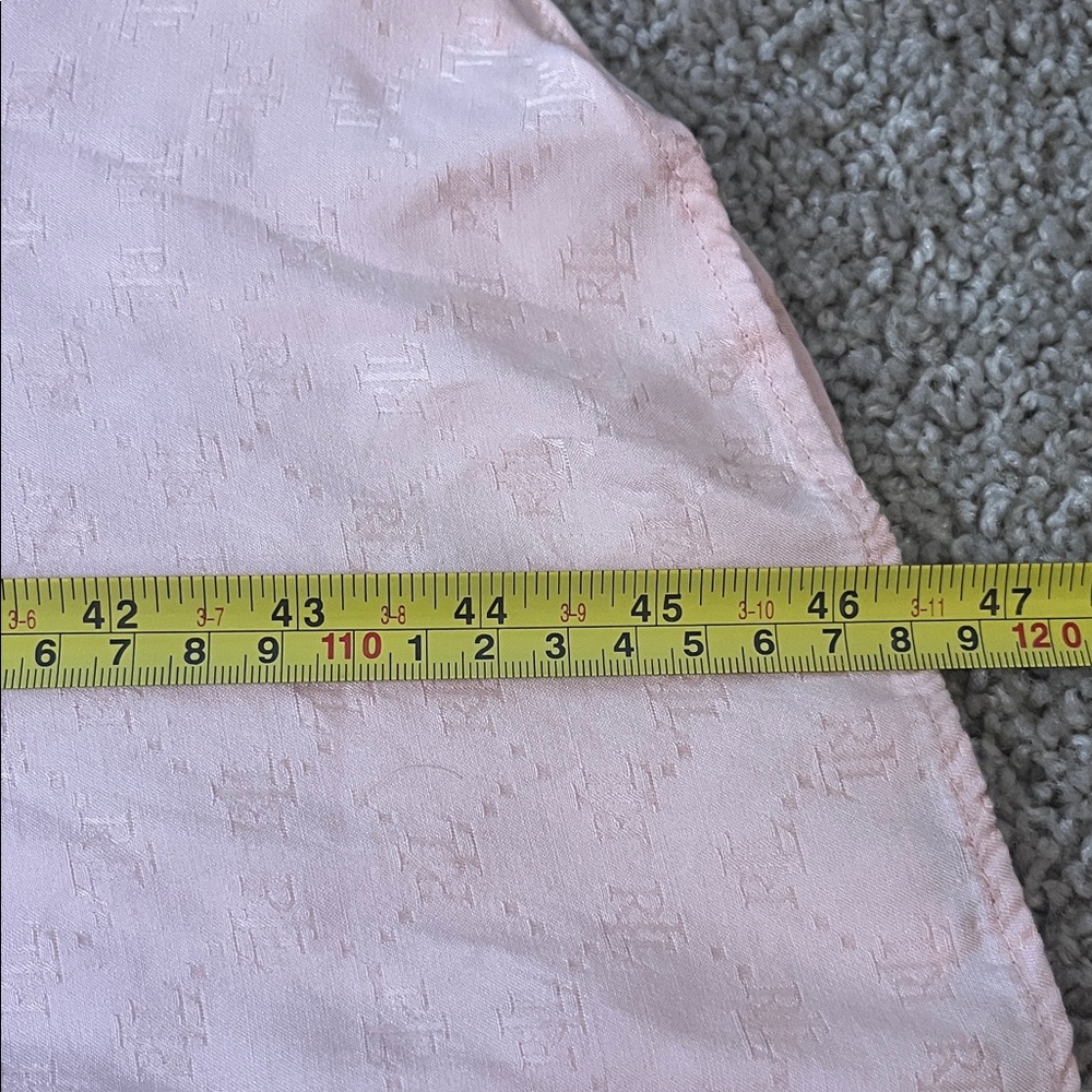 Lauren Ralph Lauren Light Pink Logo Button Down Belted Shirt Dress Maxi Size 8 - Picture 10 of 11